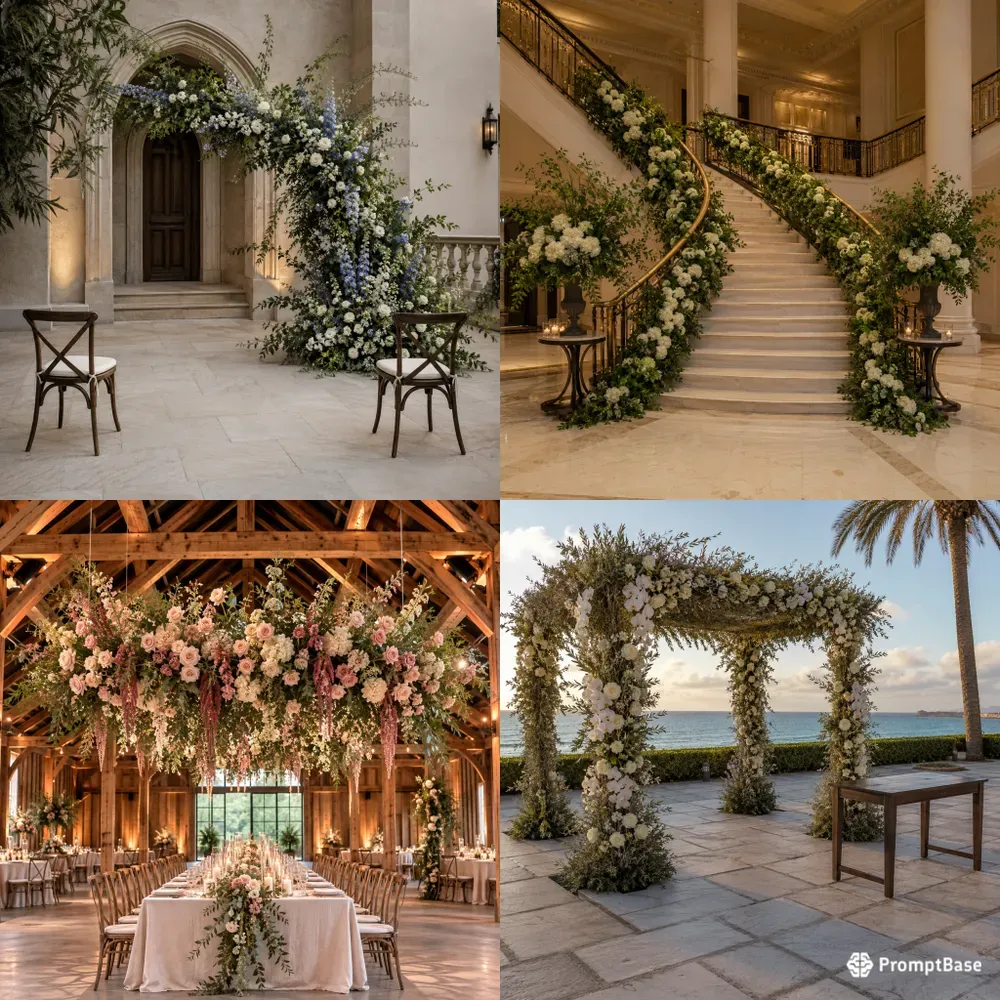 Floral Installation Scale Photos