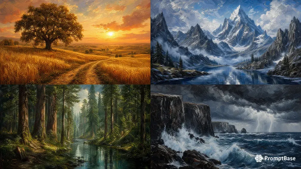 Oil Paintings Classic Landscapes