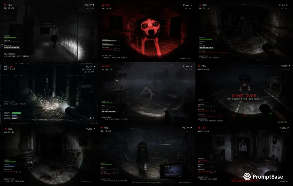 Creepypasta Horror Game Screenshots