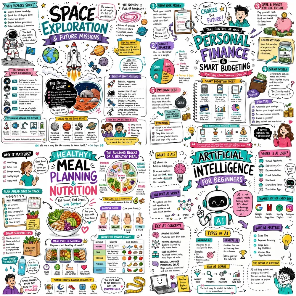 Handdrawn Sketchnote Infographics