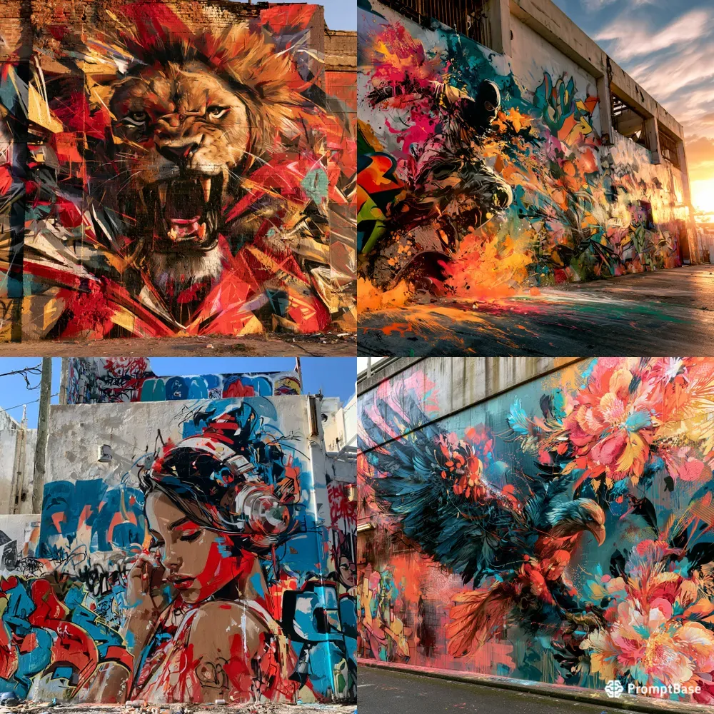 Bold Urban Street Art Murals