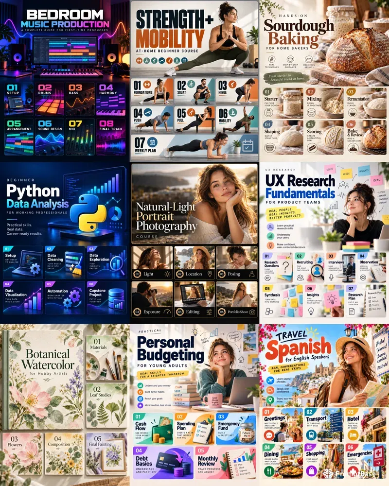 Online Course Cover Module Thumbnails