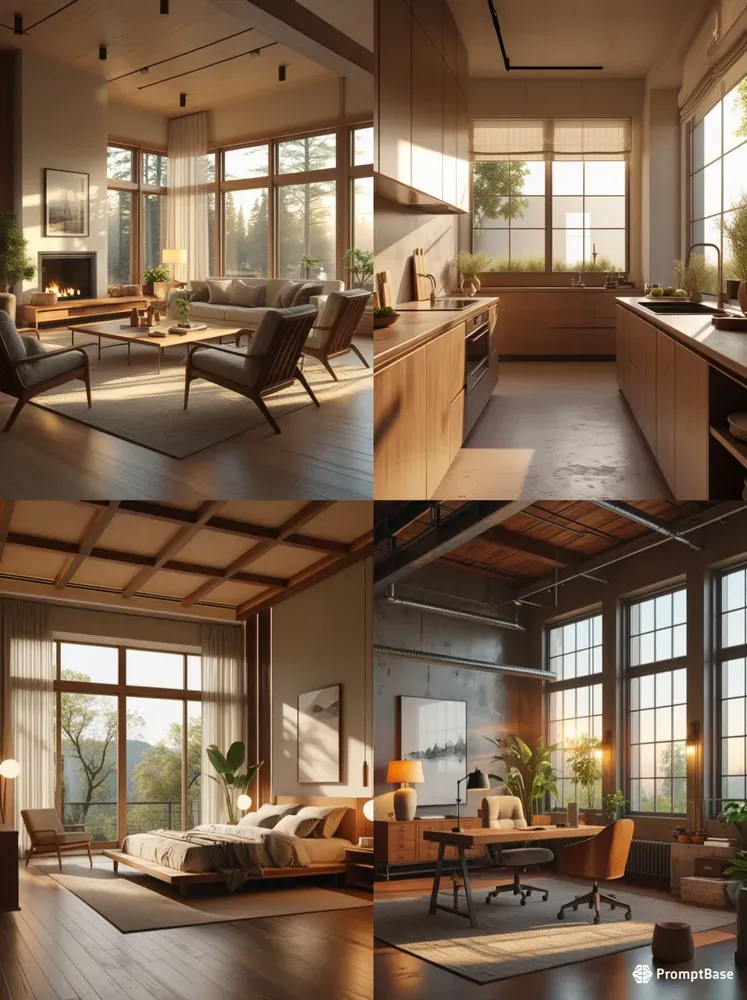 Cozy Interior Design Renders