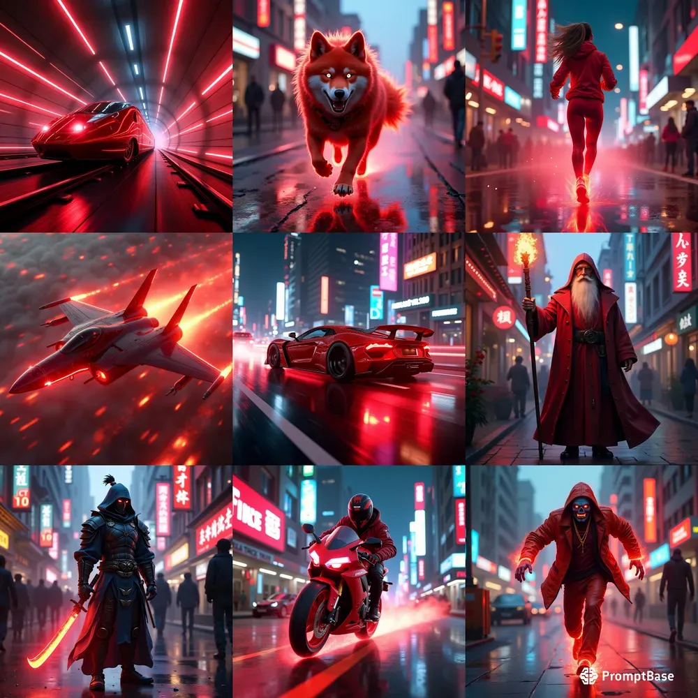 Vibrant And Fast Art Cyberpunk Style