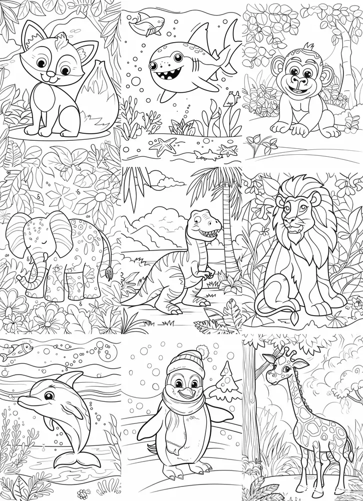 Coloring Page Kits