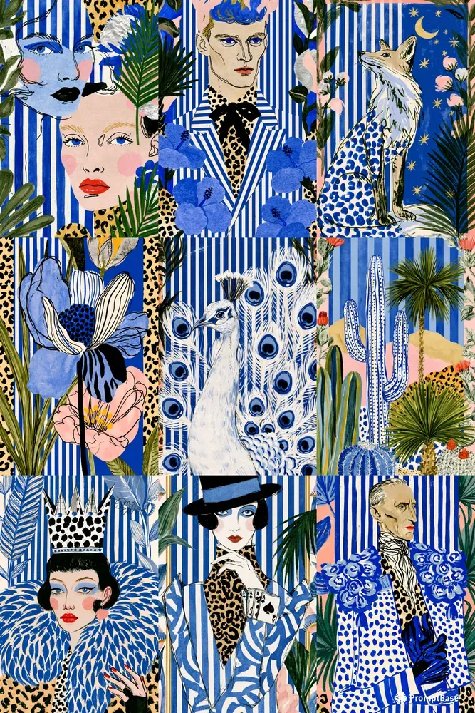 Wild Stripes Editorial Art