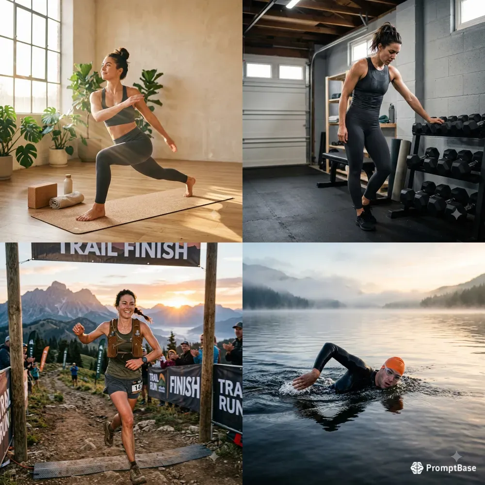 Fitness Lifestyle Workout Scene Builders