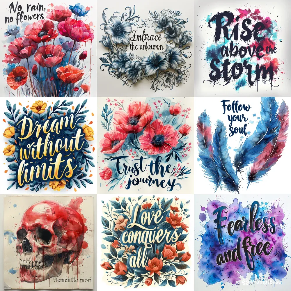 Elegant Tattoo Lettering Designs