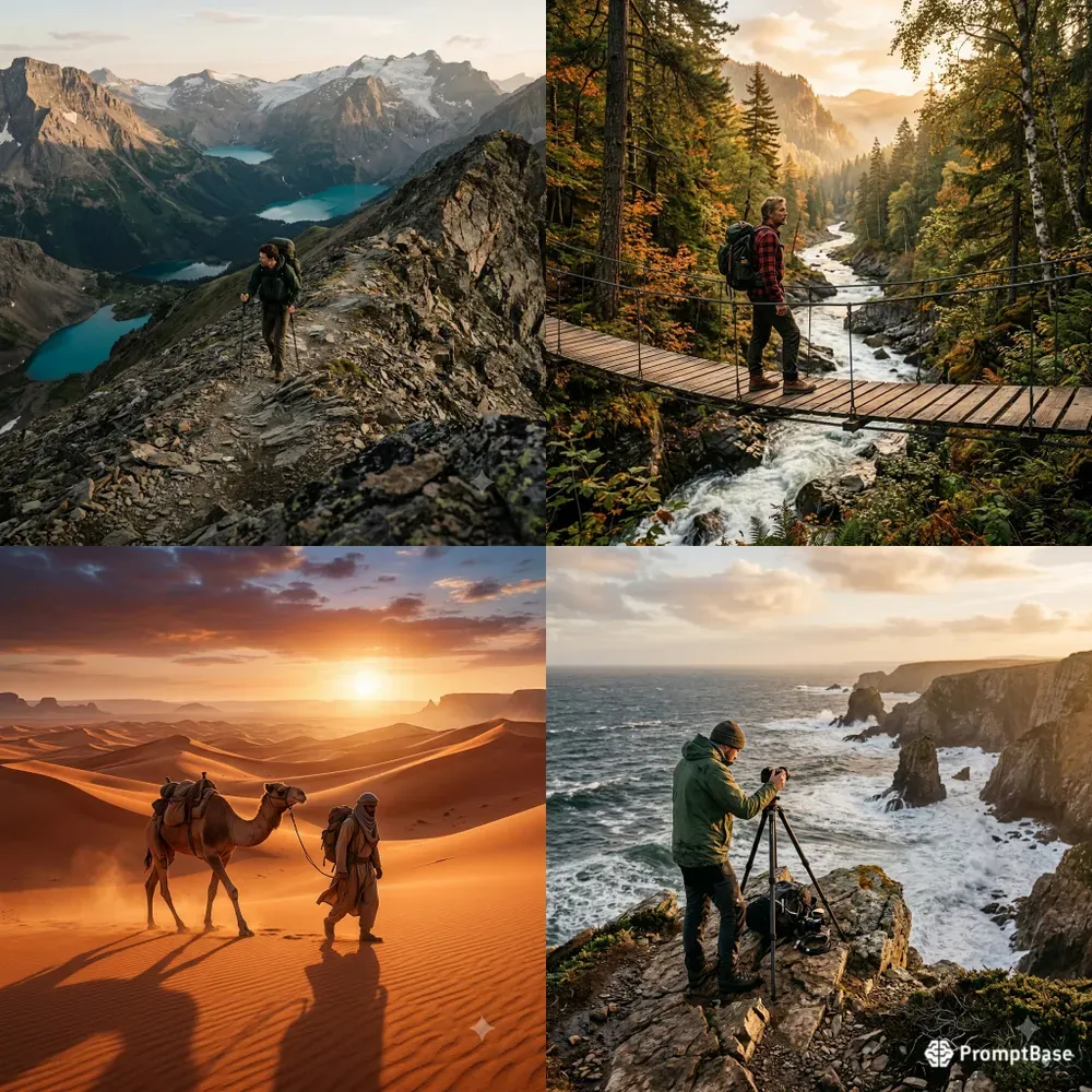 Adventure Wideangle Cinematic Stills