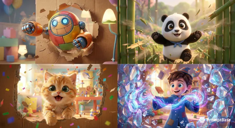 Cute Pixarstyle Breakthroughs