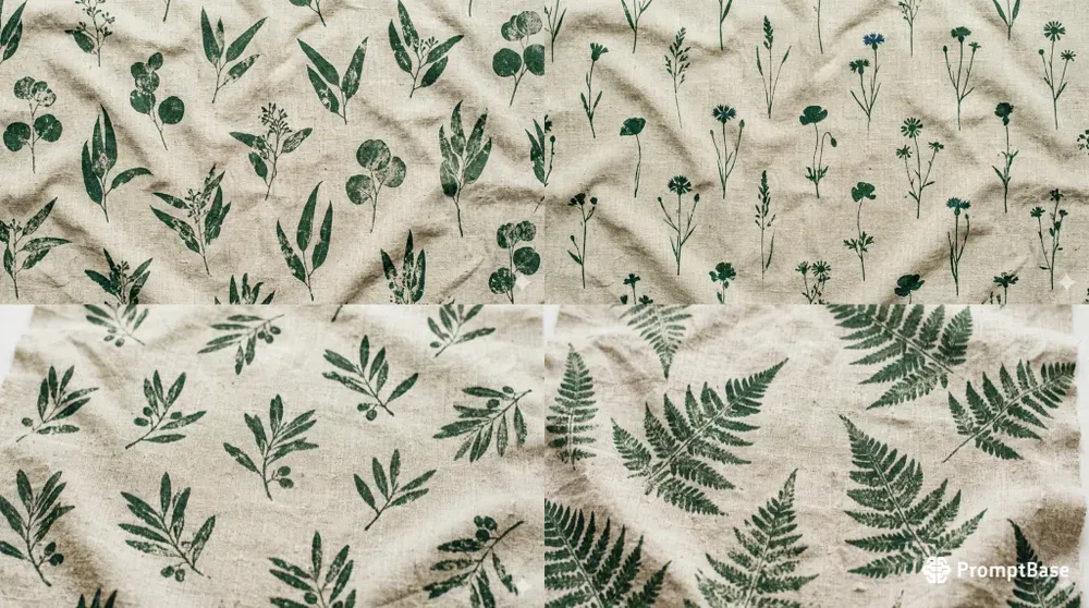 Organic Biophilic Linen Textures