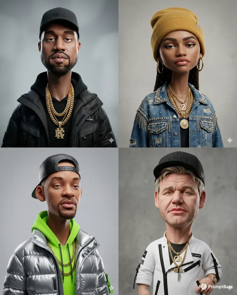 Luxury 3D Caricature Portraits 45