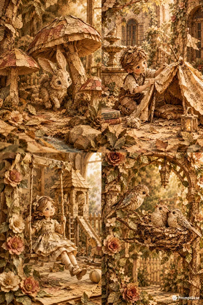 Antique Vintage Paper Art Collections
