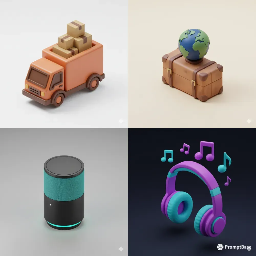 Isoclay Premium 3D Matte Clay Icons