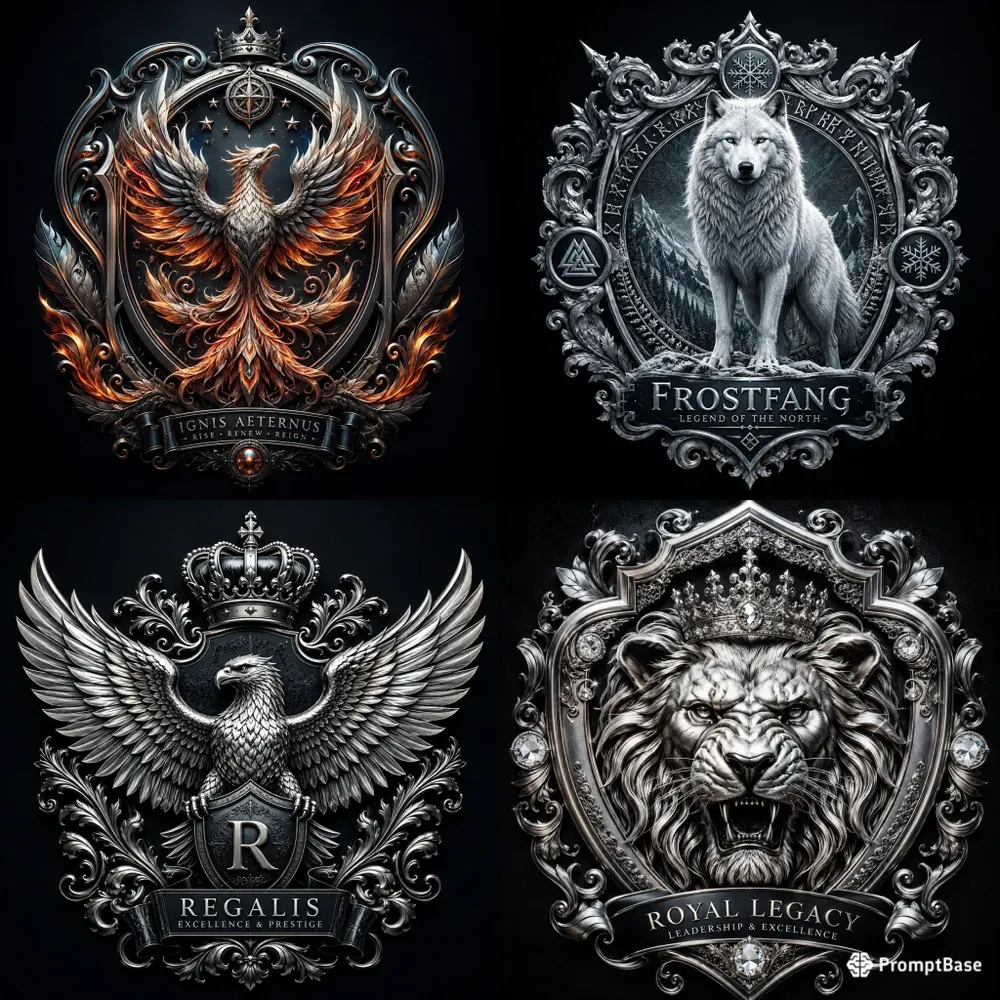 Luxury Crest Logo Generator