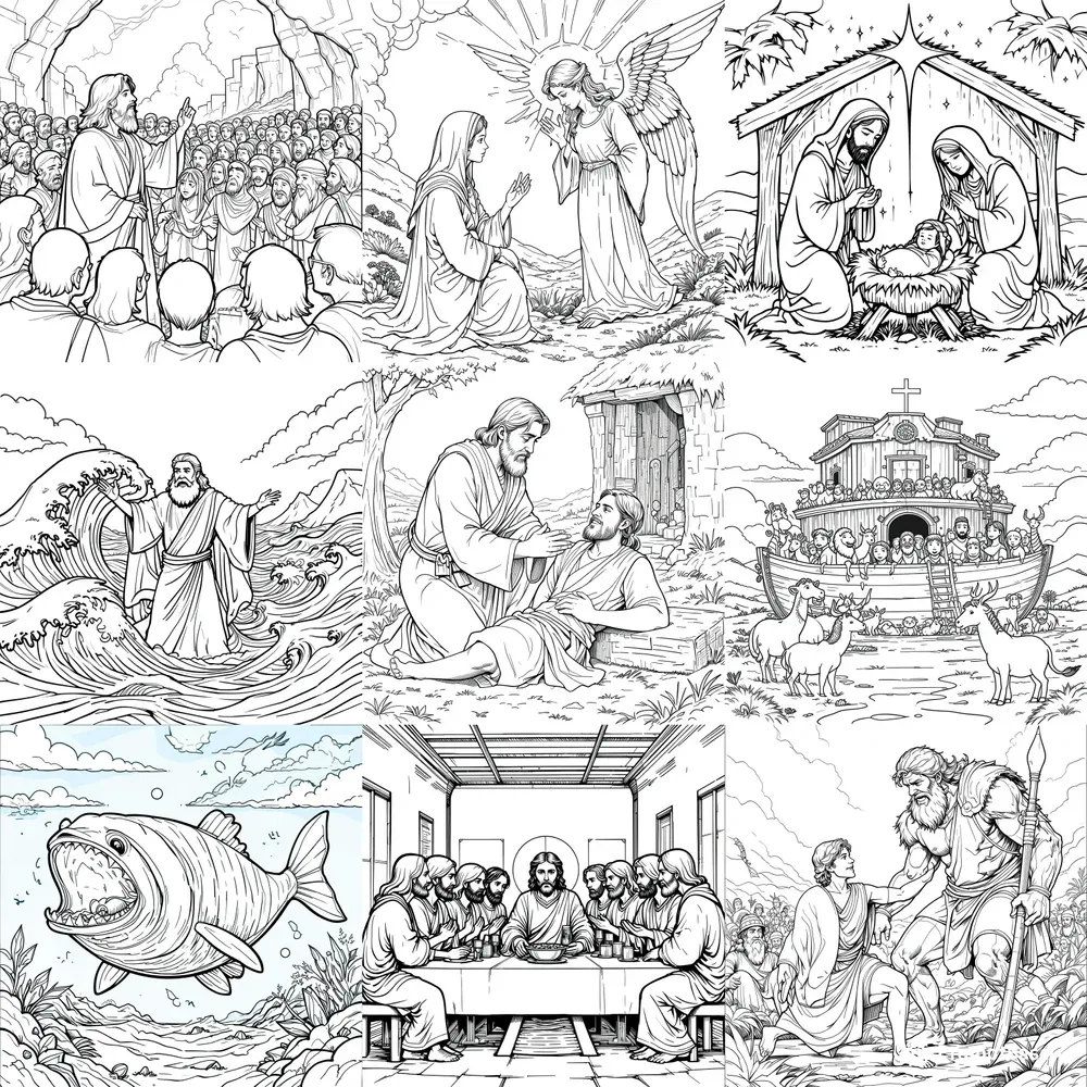 Faithfilled Bible Coloring