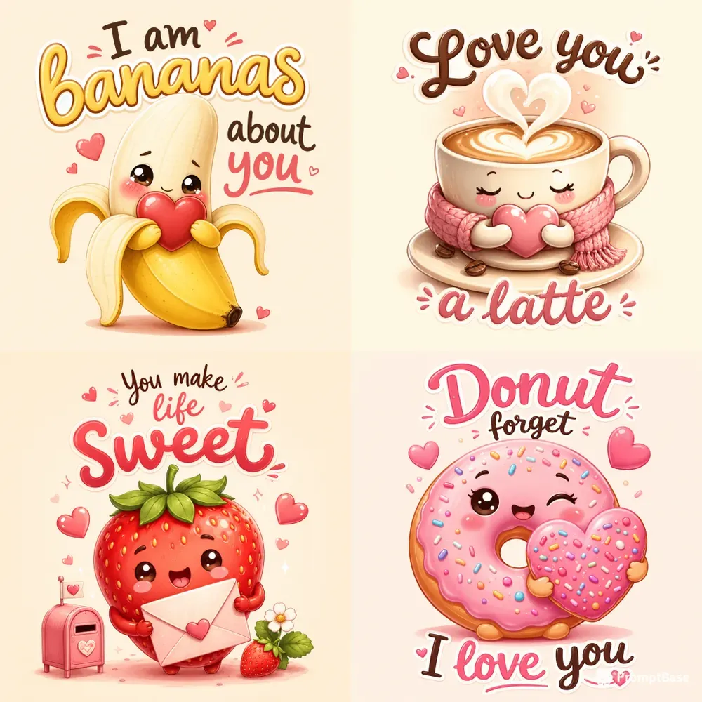 Kawaii Love Characters