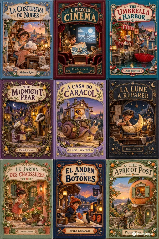 Stopmotion Miniature Book Covers
