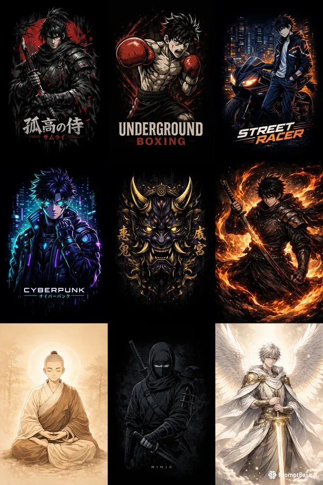 Premium Anime Graphic Tshirt Creators