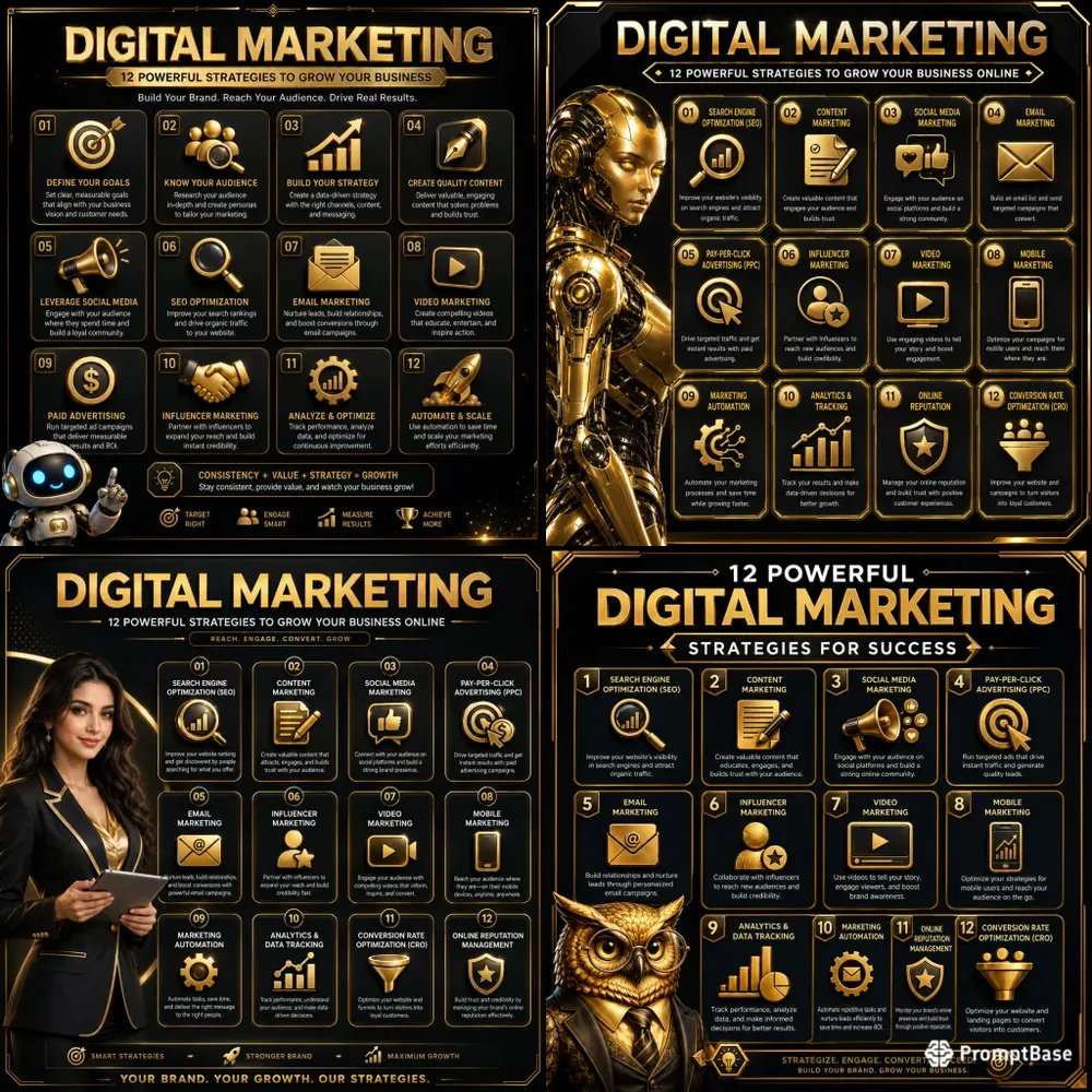 Luxury Marketing Infographics