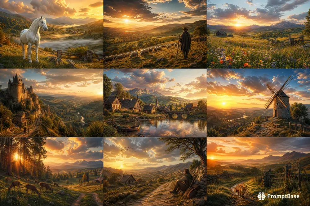 Golden Pastoral Worlds Collections