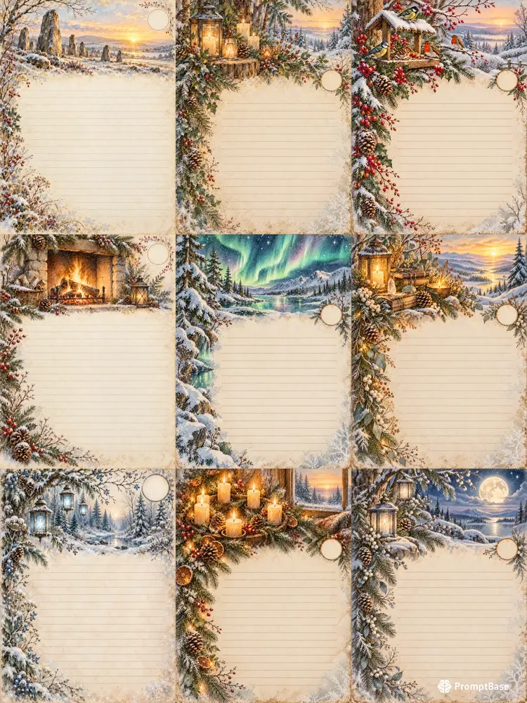 Winter Solstice Journal Pages