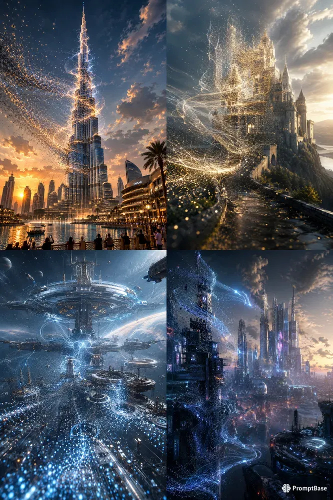 Energy Forge Cities From Particles