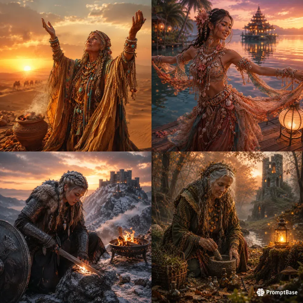 Twilight Jeweled Muses