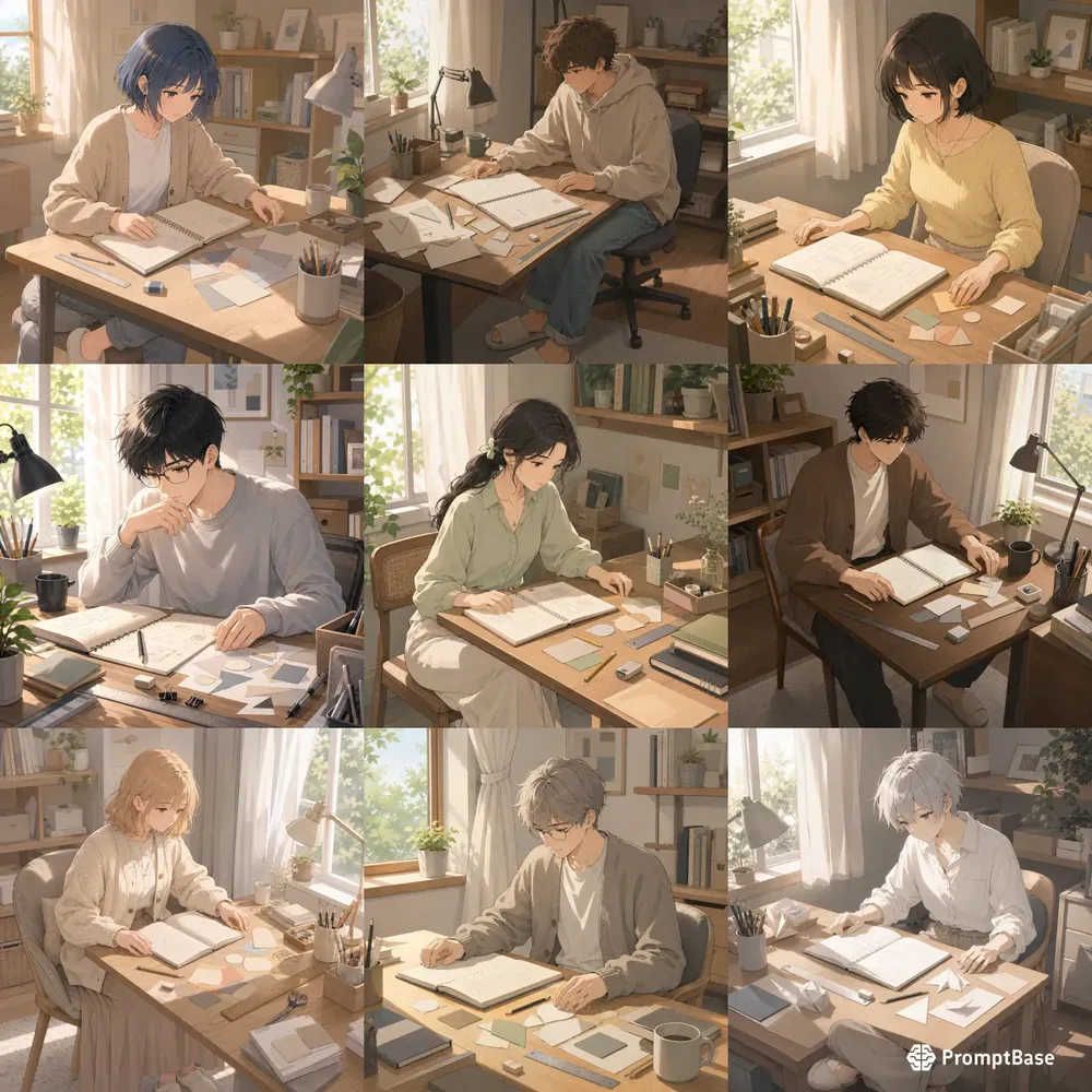 Soft Anime Idea Desks