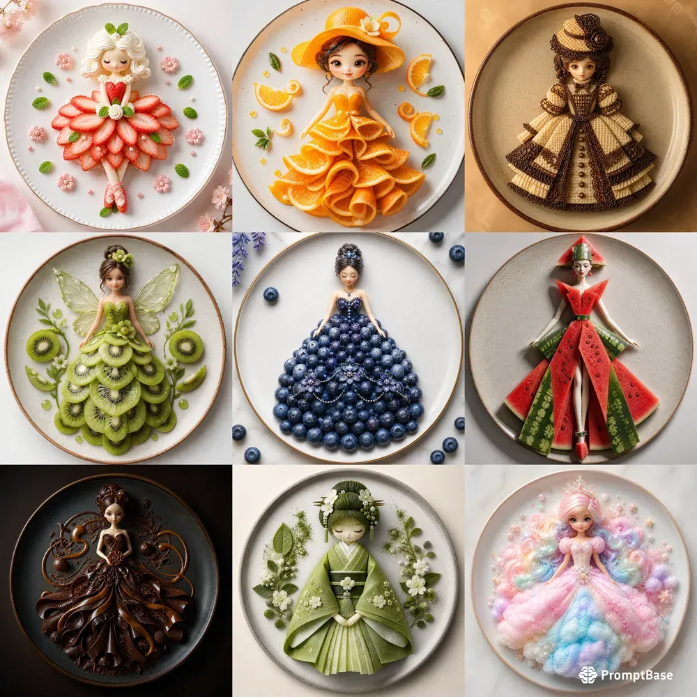 Food Doll Art