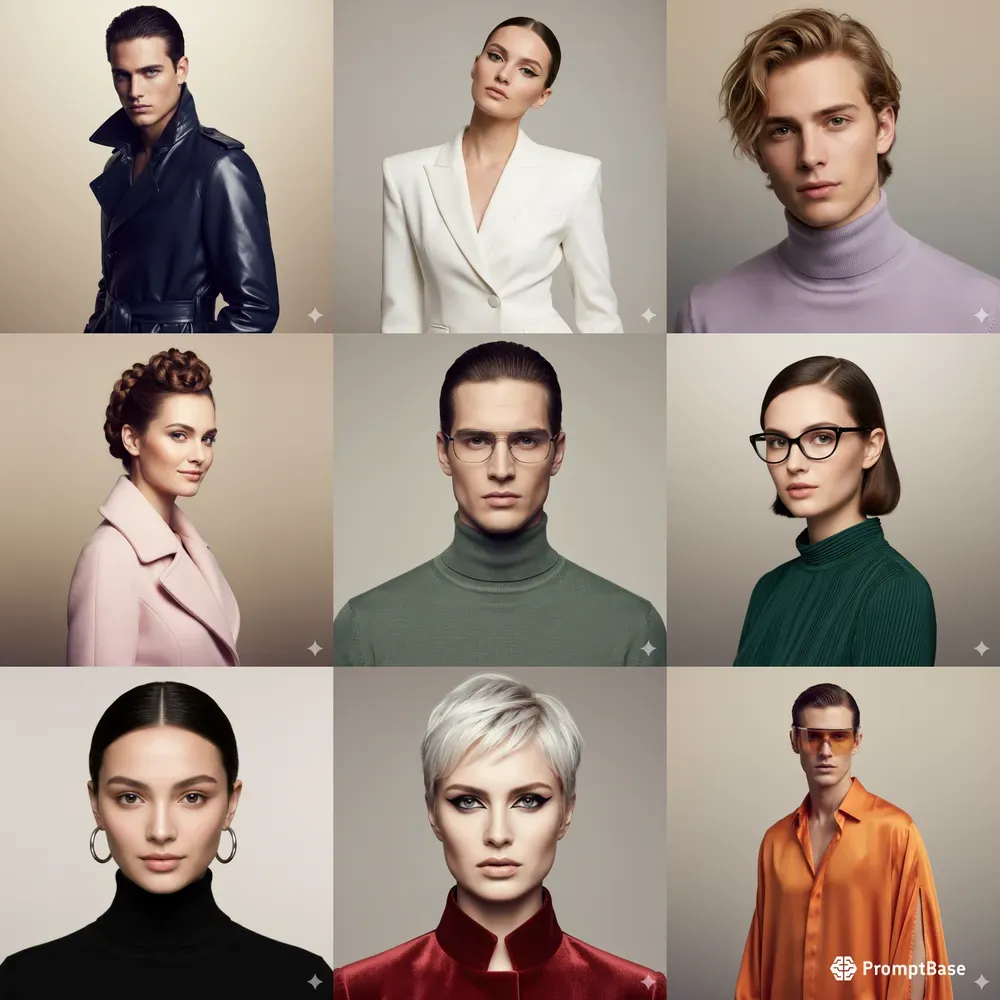 Minimalist Fashion Portraits