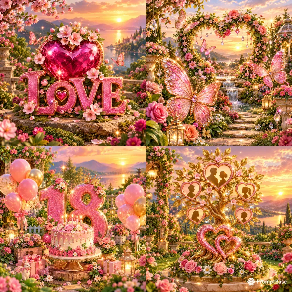 Glitter Dreams Fantasy Garden Art