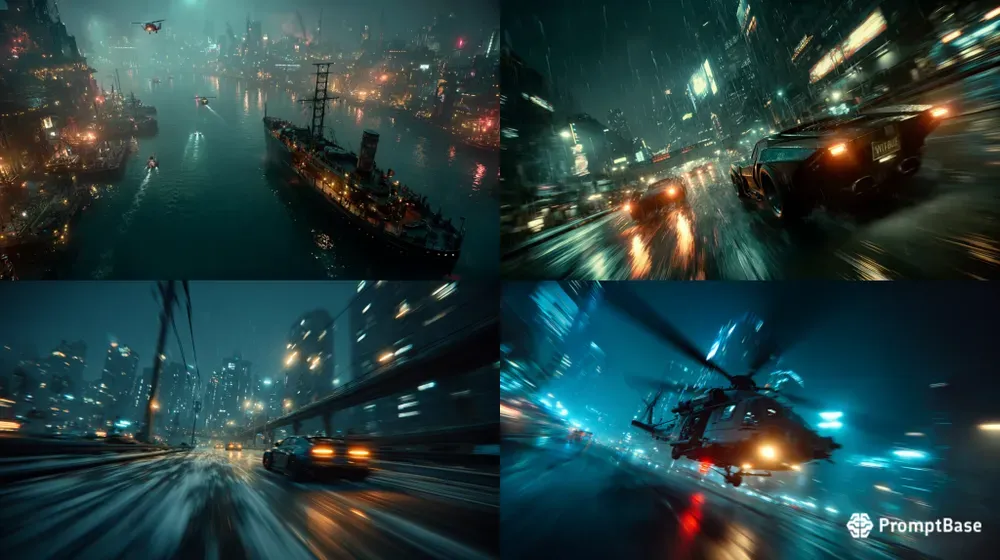 Cinematic Cyberpunk Actions
