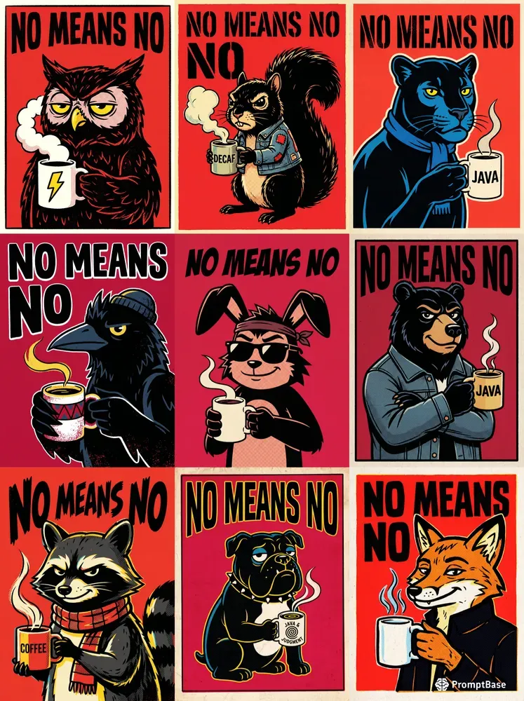 Vibrant Pop Art Graphic Posters