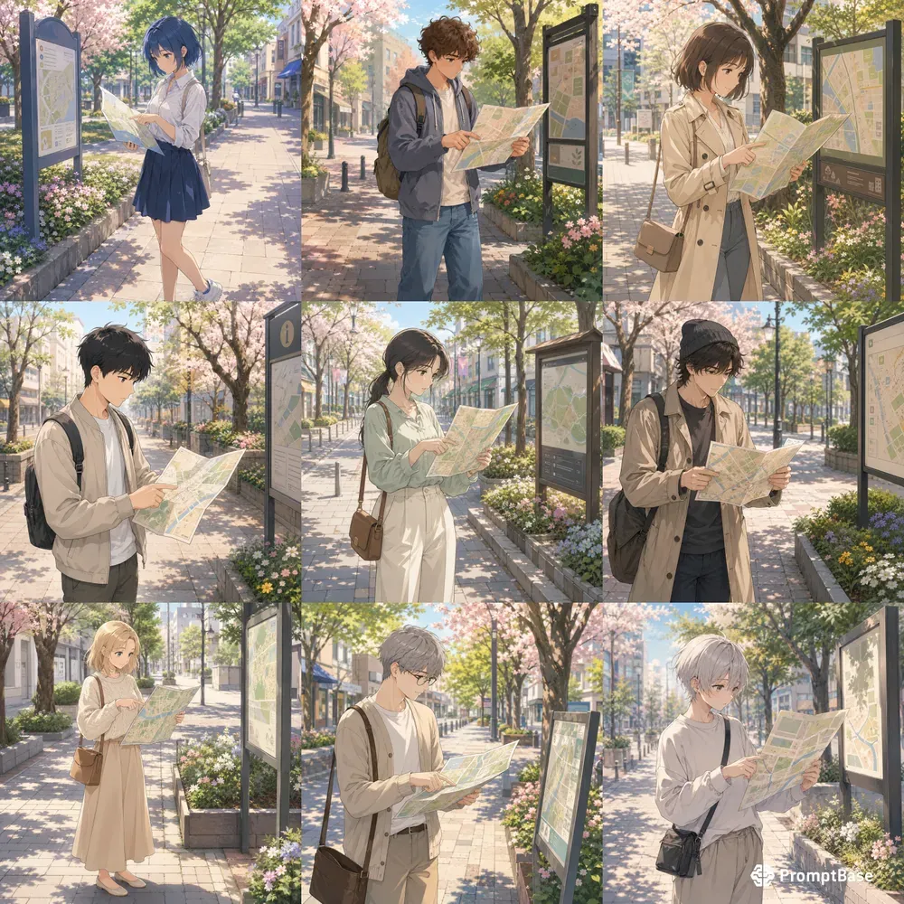 Soft Anime Map Walks