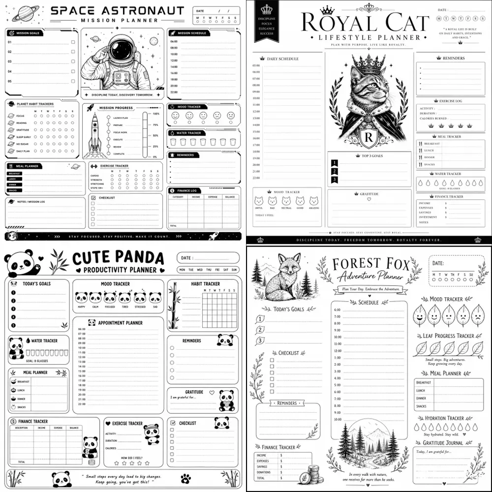 Printable Daily Planner Collections