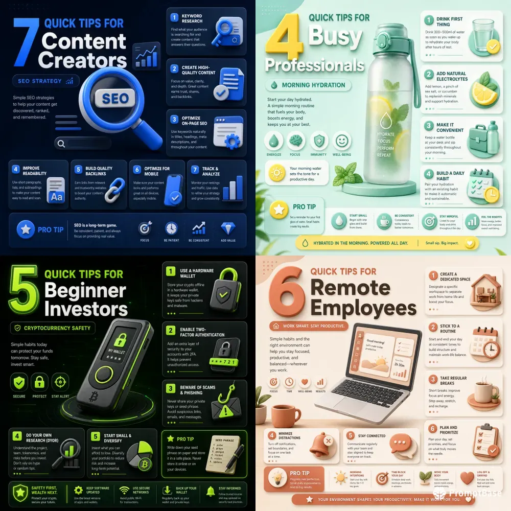 Digital Learning Infographic Posters