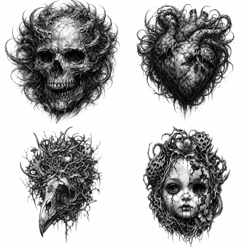 Horror Tattoo Illustrations
