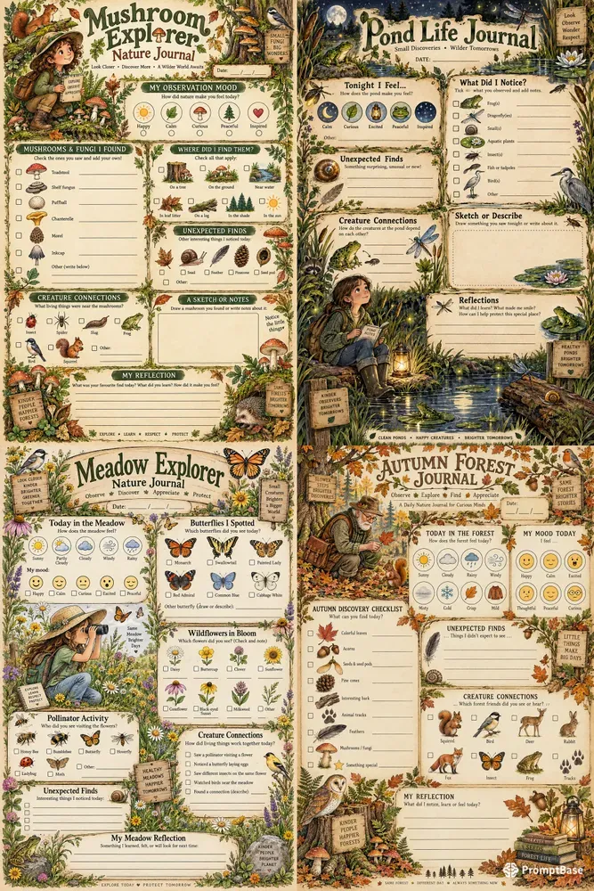 Enchanted Nature Journals