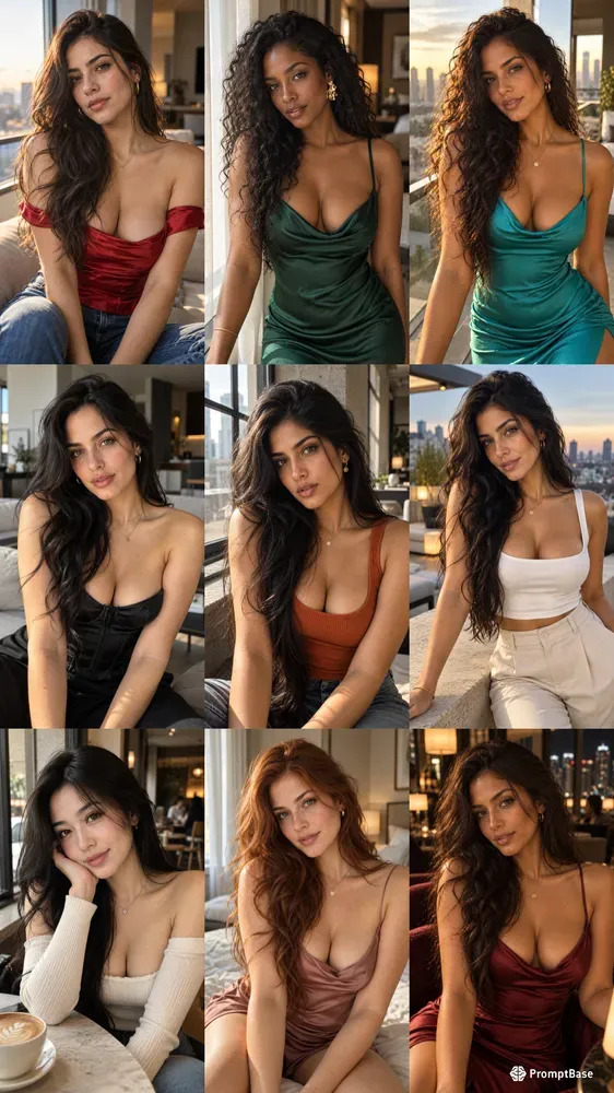Glamorous Instagram Girl Portraits