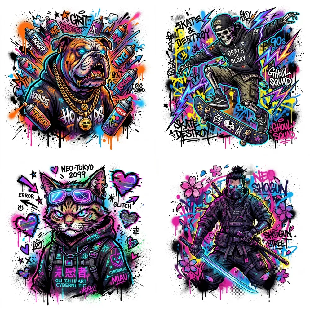 Urban Graffiti Streetwear Tshirt Art