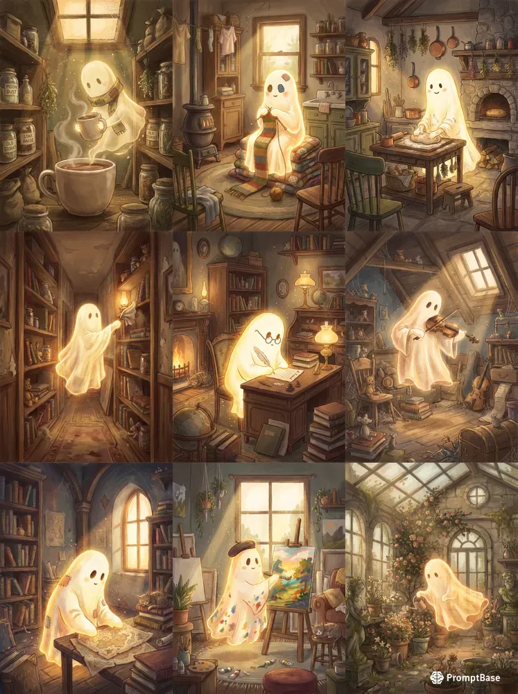 Whimsical Storybook Glow Art