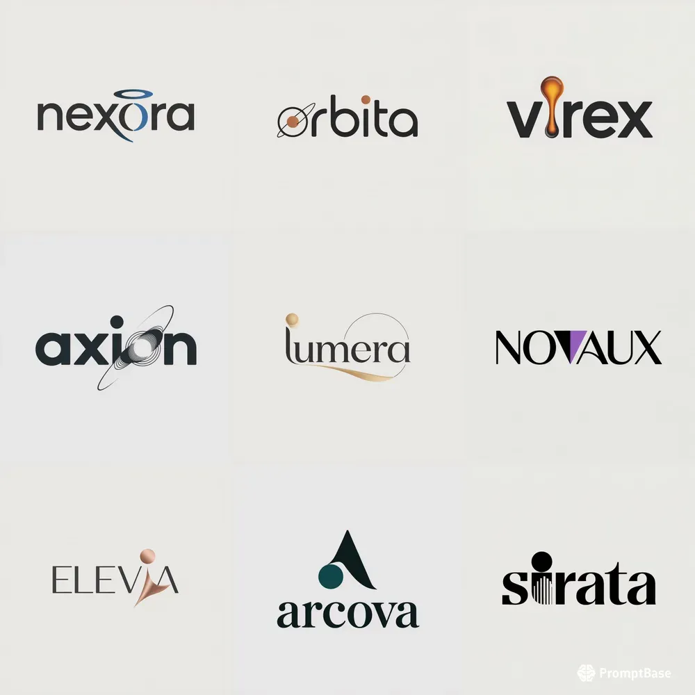 Modern Negative Space Logos