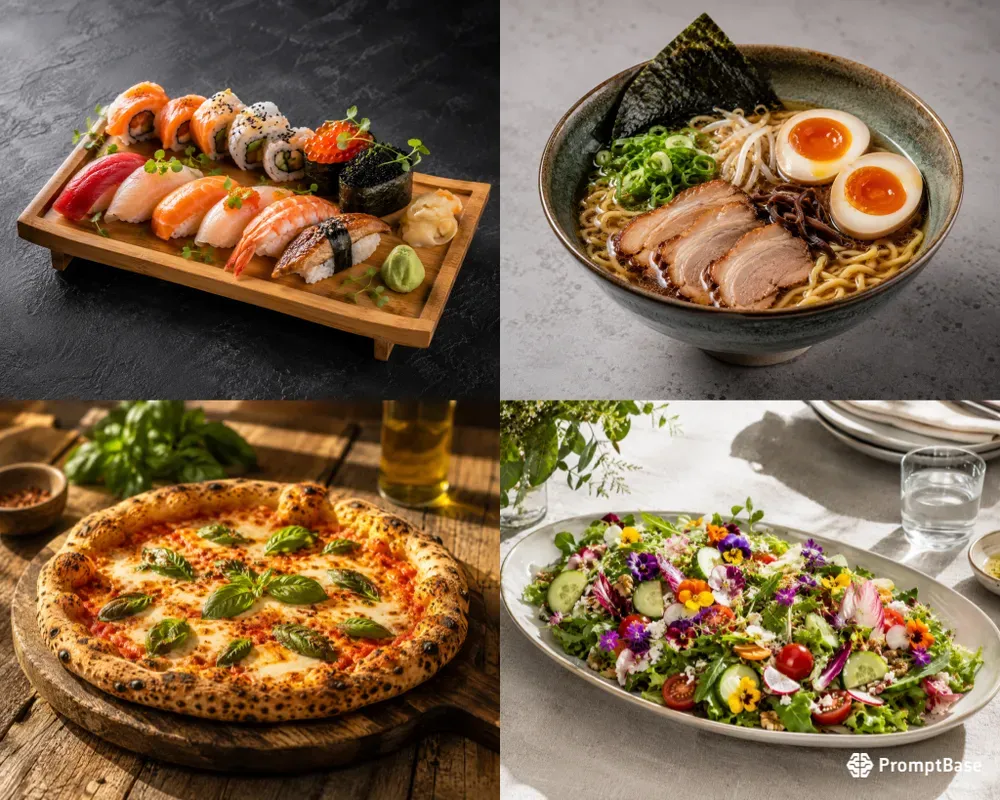 Restaurant Menu Photography Pros
