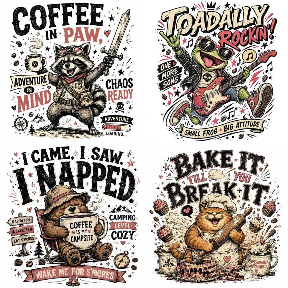 Vintage Character Tshirts