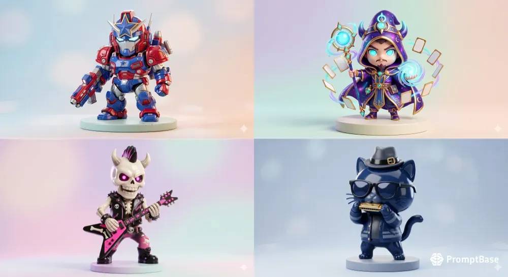 3D Designer Vinyl Art Toys