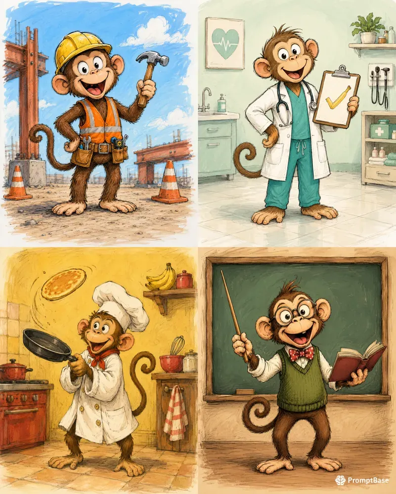 Whimsical Job Monkey Creators