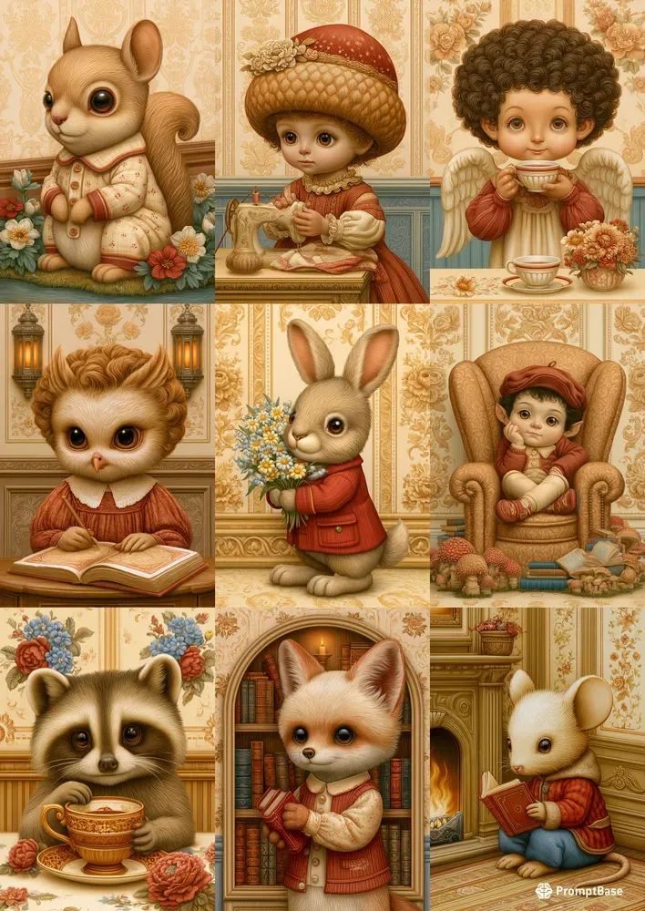 Victorian Storybook Junk Journals