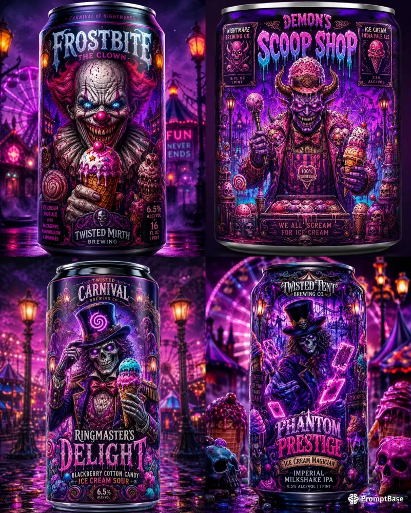 Neon Nightmare Carnival Brews