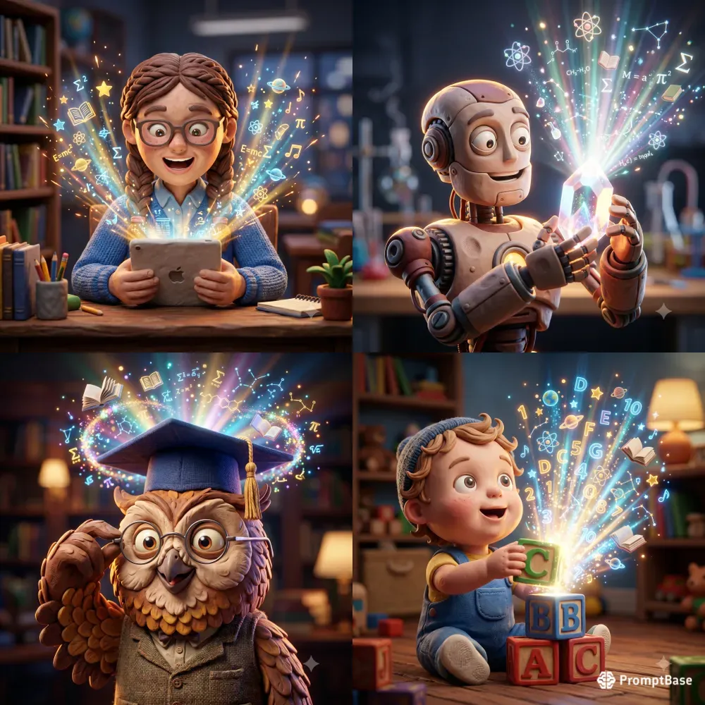 3D Claymation Edtech Mascot Creators
